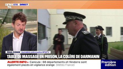 Gérald Darmanin reporte une visite à la prison de Nîmes à cause de la présence d'une table de massage dans une salle de l'établissement