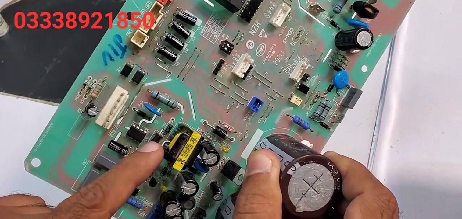 #282 Haier PCB  E7 error code SMPS suply test  inverter AC PCB  Training