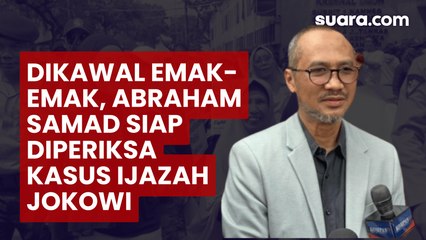 Dikawal Emak-emak hingga Tokoh Besar, Abraham Samad Siap Diperiksa Kasus Ijazah Jokowi: Lawan!