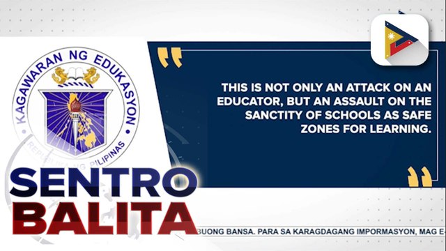 Seguridad sa mga paaralan, mas paiigtingin pa ayon sa DepEd kasunod ng mga naitalang karahasan sa ilang estudyante at guro | ulat ni Cleizl Pardilla