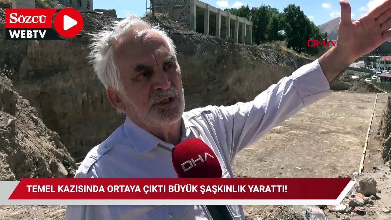 Temel kazısında ortaya çıktı büyük şaşkınlık yarattı! Erzurum'un fay hatları görüldü