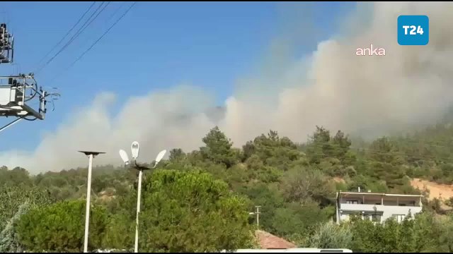 Soma'daki orman yangını kontrol altına alındı, 2 şüpheli tutuklandı!