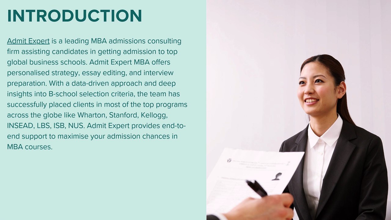 Admit Expert is a leading MBA admissions consulting firm