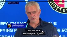 Fenerbahçe - Mourinho : “Je pense que Benfica n’est pas content et aurait préféré Feyenoord”