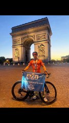 Sam Weale has completed the Arch to Arc Enduroman 290-mile challenge