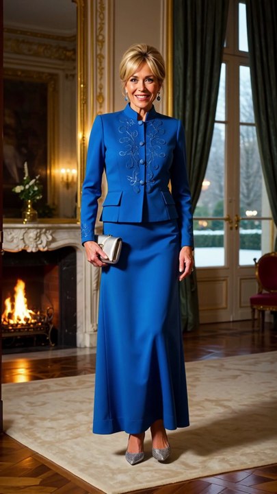 Brigitte Macron Winter 2025 Fashion Icon for Women Over 60