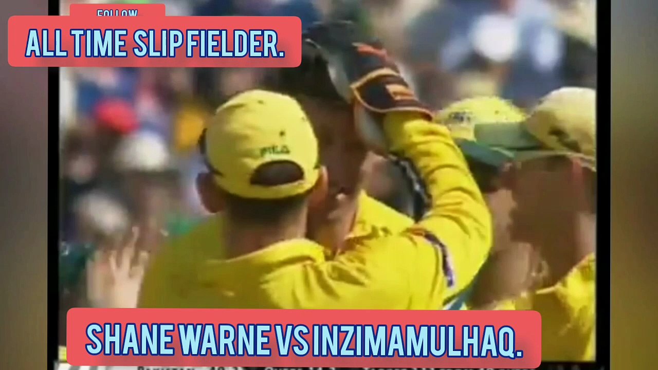 5 dismissals of Inzamamulhaq by Shane Warne.