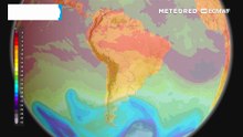 Fin de semana largo de agosto 2025 con algunas lluvias aisladas en Argentina, en la previa a una gran ciclogénesis