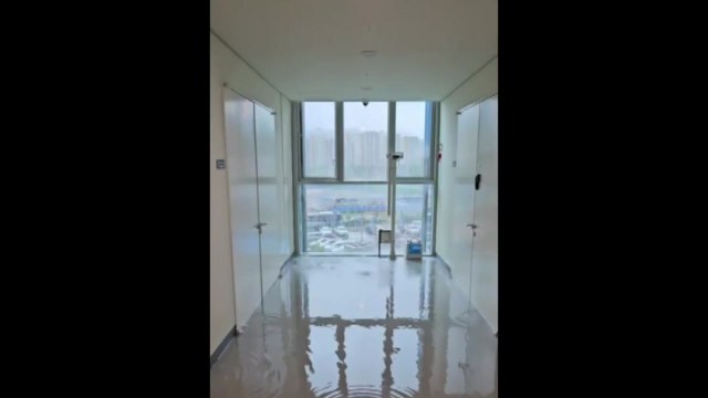 [제보영상] 지식산업센터도 잠겨... 폭우로 영업 못 해 / YTN