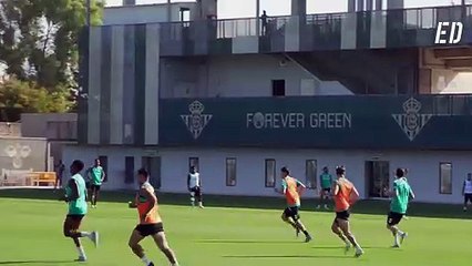 Máxima intensidad en la sesión del Real Betis