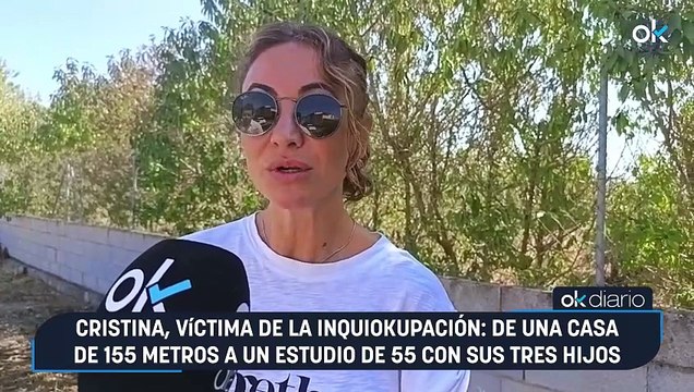 Cristina, víctima de la inquiokupación: de una casa de 155 metros a un estudio de 55 con sus tres hijos