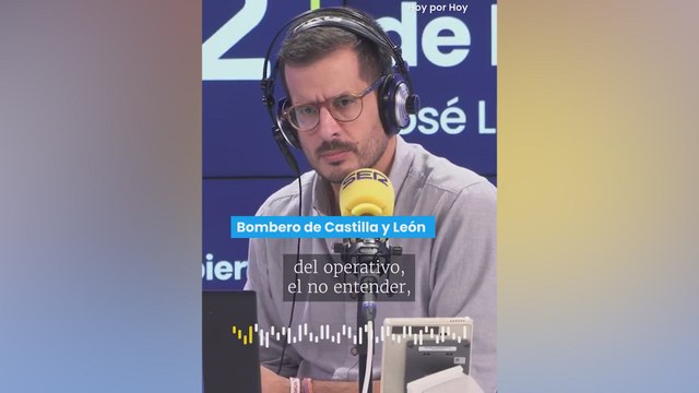 ESTAMOS en MANOS de GENTE que no tiene NI IDEA : el desgarrador testimonio de un bombero