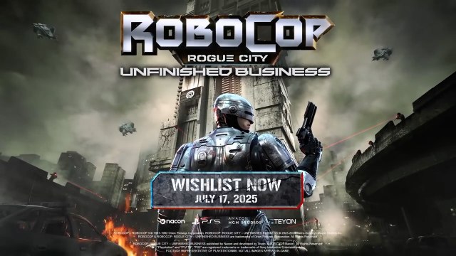 RoboCop Rogue City Unfinished Business Official Game Overview