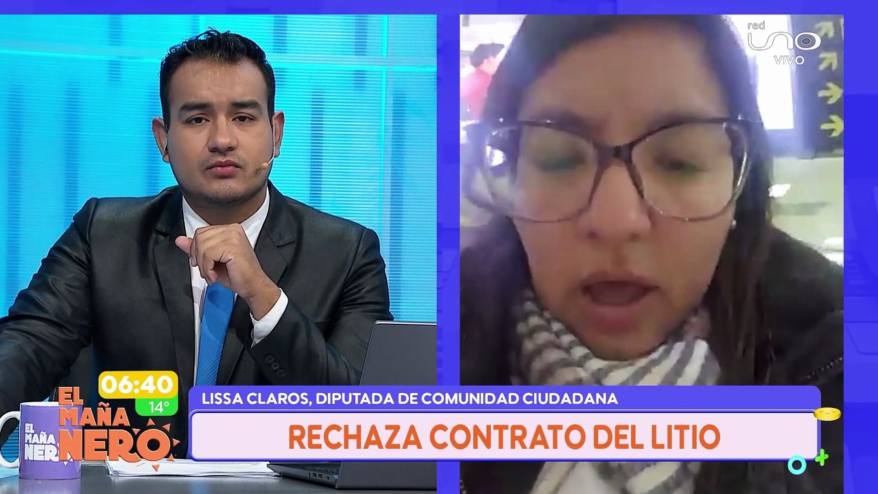DIPUTADA LISSA CLAROS DENUNCIA Y RECHAZA CONTRATO DEL LITIO