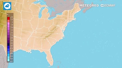 Soaking rains are expected in the Southeast on Wednesday into early Thursday.