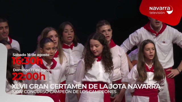 Desde Tafalla, el gran certamen de la jota Navarra, en Navarra Televisión este fin de semana