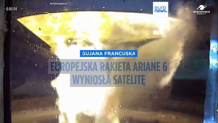 Europejska rakieta Ariane 6 z powodzeniem wyniosła satelitę monitorującego klimat