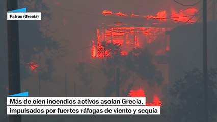 La ola de calor aviva importantes incendios en el sur de Europa