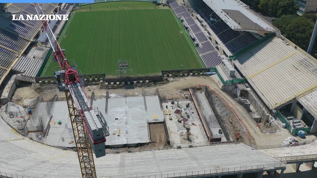 Lavori allo stadio Franchi: le immagini esclusive