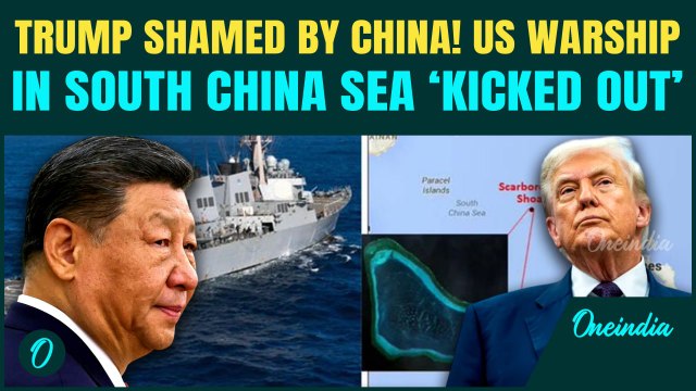 US vs China South China Sea Breaking: US Warship CHASED AWAY By Chinese Navy in SHOCKING Clash