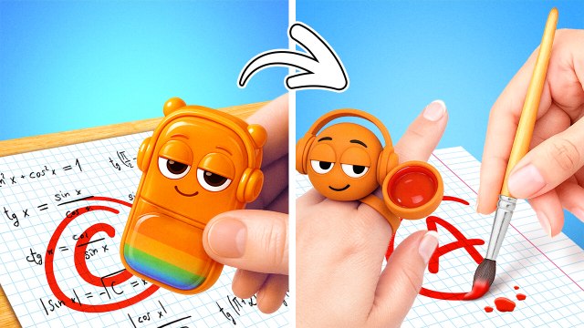 WOW! My School Supplies are SPRUNKI IRL!✏️ Adorable DIY & Ultimate Cardboard Crafts