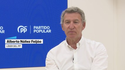 Feijóo acusa al Gobierno de llegar tarde ante los incendios