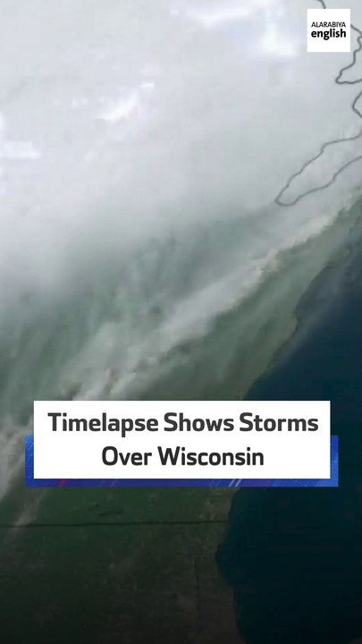 Timelapse Shows Storms Over Wisconsin
