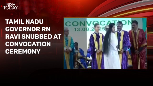 Tamil Nadu Governor RN Ravi snubbed at convocation by DMK leader's wife