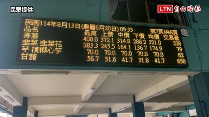菜好貴！ 青蔥每公斤飆400元 果菜市場總經理：從沒看過（民眾提供）