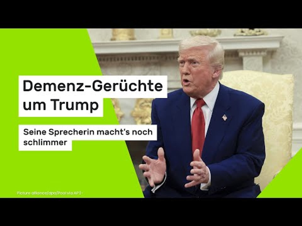 Demenz-Gerüchte um Trump: Seine Sprecherin macht's noch schlimmer