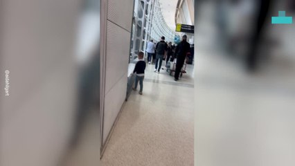 Dad Surprises Son on 5th Birthday After Plane Breakdown