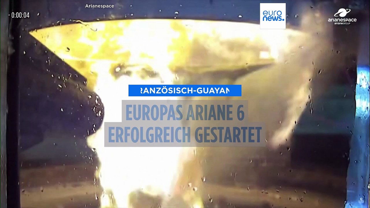 "Auge Europas auf die Erde": Ariane 6 mit Satellit zur Klimaüberwachung gestartet