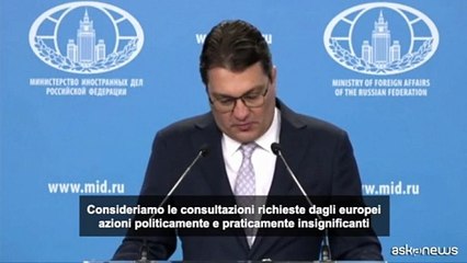 La Russia: "Insignificante" la diplomazia europea sull'Ucraina