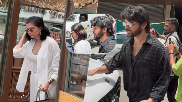 Latest Lovebirds Of Bollywood - Tara Sutaria & Veer Pahariya Snapped Post Their Brunch Date In Bandra