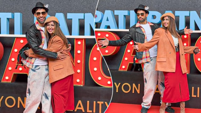 Pati, Patni Aur Panga Sets: Avika Gor & Milind Chandwani's Raj-Simran - SRK & Kajol Look