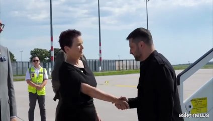 Il presidente ucraino Volodymyr Zelensky è atterrato a Berlino