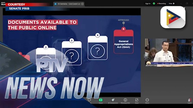 Senate adopts resolution institutionalizing budget transparency