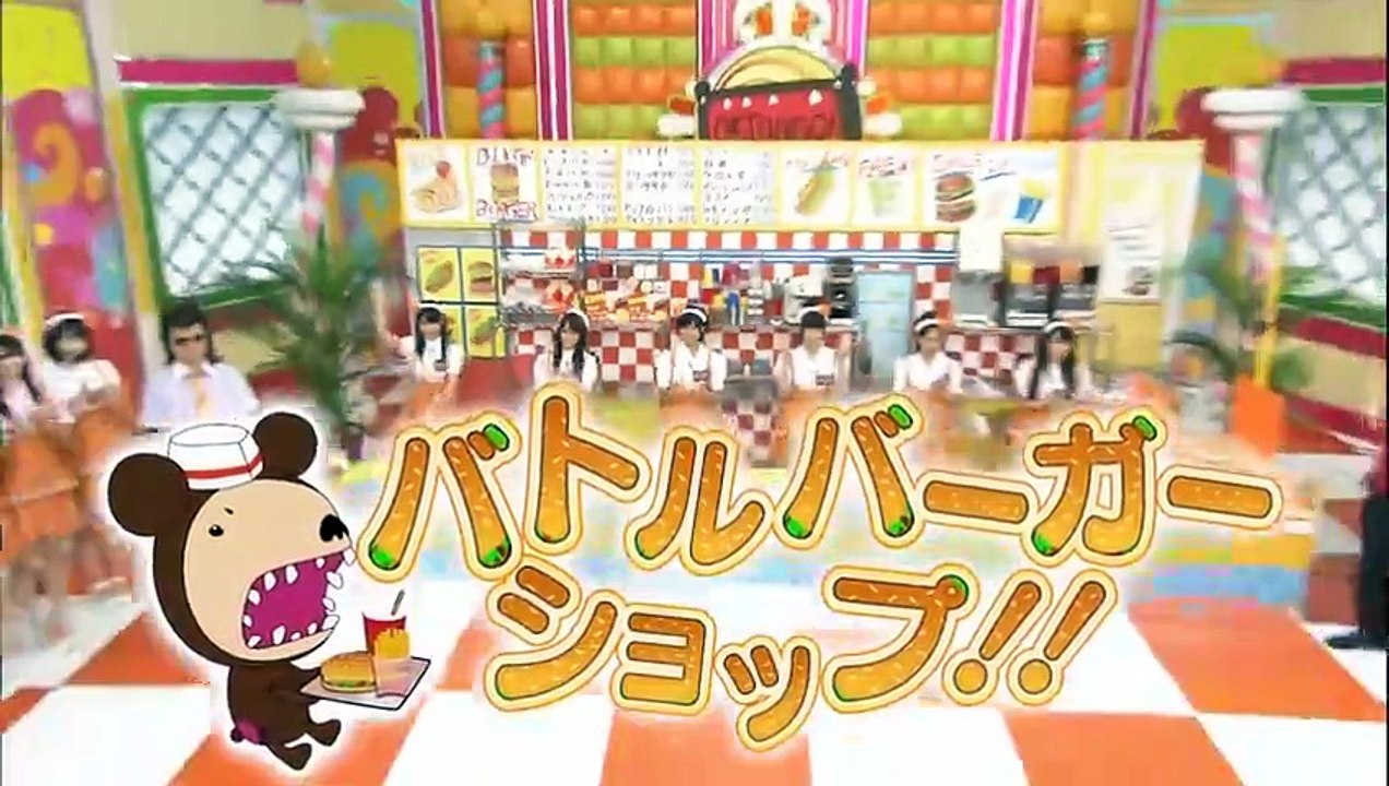 101013 AKBINGO! ep105 ~Time Pressure! Battle Burger Shop!