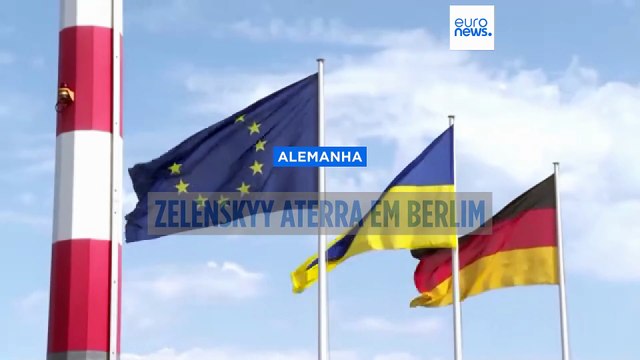 Antes do Alasca: Zelenskyy em Berlim para cimeira virtual sobre a Ucrânia com Trump