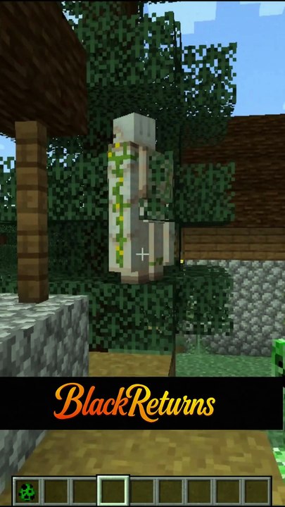 ¿por que el golem no ataca al creeper en minecraft? mi opinion