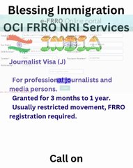 Blessing Immigration exit permit xvis c form student visa indian e visa 9980693082 (9)