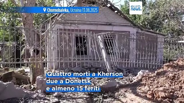 Droni e missili russi sull'Ucraina: sono almeno sei i morti