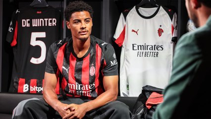 De Winter: "I want to become a stalwart"