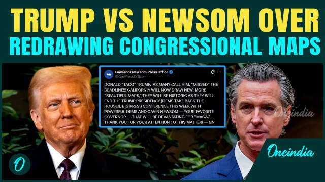 Newsom DARES Trump over redrawing Congressional Maps | Warns of National Re-districting ‘Arms’ Race