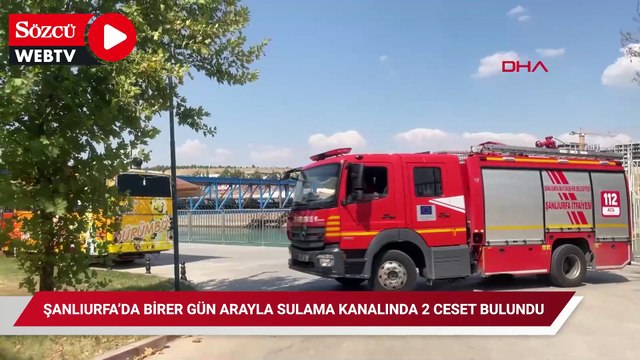 Şanlıurfa’da birer gün arayla sulama kanalında 2 ceset bulundu