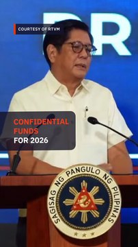Marcos gov’t proposes P10.7-B confidential, intel funds for 2026, none for OVP