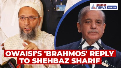Pak's Water War Remark: Owaisi's Hard Hitting 'BrahMos' Reply to Shehbaz Sharif!