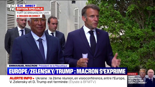 Ukraine: La volonté américaine est d'obtenir un cessez-le-feu à l'occasion de cette réunion en Alaska , assure Emmanuel Macron