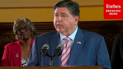 JB Pritzker Takes Questions From Media About Gerrymandering, Trump's National Guard Threat