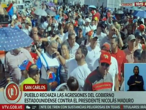 Cojedes | Fuerzas revolucionarias se movilizaron en apoyo al presidente Nicolás Maduro
